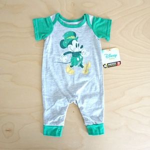 NWT Mickey Mouse St. Patricks One-Piece